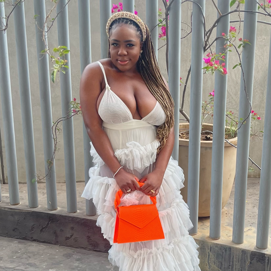 Ruffle Tier Sheer Maxi Dress