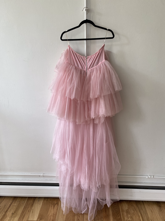 Fuschia Draped Skirt